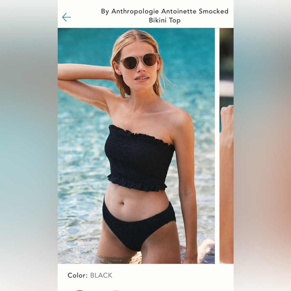 Like new Anthropologie swim top